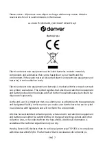 Предварительный просмотр 8 страницы Denver TSP-353 Manual