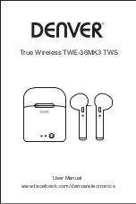 Denver TWE-36MK3 User Manual preview