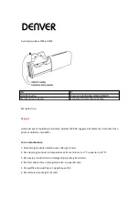 Preview for 14 page of Denver TWE-60 TWS User Manual