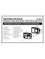 Preview for 1 page of Denver TWR-818 Operating Instructions Manual