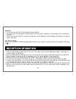 Preview for 3 page of Denver TWR-818 Operating Instructions Manual