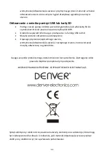 Предварительный просмотр 53 страницы Denver VPL-210 User Manual