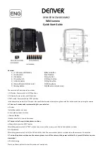 Предварительный просмотр 1 страницы Denver WCM-8010MK2 Quick Start Manual