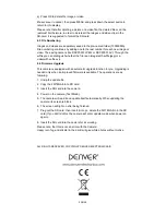 Предварительный просмотр 14 страницы Denver WCT-3004 MK3 Instruction Manual