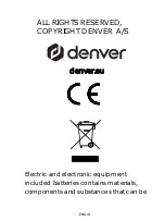 Предварительный просмотр 14 страницы Denver WCT-5002 Manual