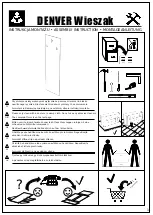 Preview for 1 page of Denver wieszak Assembly Instruction