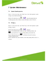 Preview for 105 page of Denwa Communications DW-820 User Manual