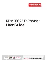 Denwa Communications Mitel 8662 User Manual preview