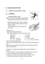 Preview for 26 page of Denyo DCA-150ESK Instruction Manual