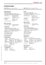 Preview for 5 page of DEOS OPEN 600 EMS Datasheet