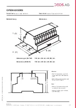 Preview for 20 page of DEOS OPEN 600 EMS Datasheet