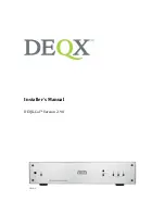 Предварительный просмотр 1 страницы DEOX DEQX-Cal Installer Manual