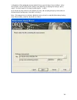 Preview for 123 page of DEOX DEQX-Cal Installer Manual