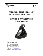 Depaepe Telecom HD Max User Manual preview