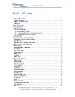 Preview for 3 page of Depaepe Telecom UC802 User Manual