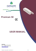 Depaepe Premium 50 User Manual предпросмотр