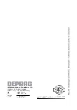 Preview for 36 page of Deprag 345-300-31L Operating Instruction Booklet