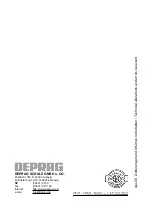 Preview for 40 page of Deprag 347-228U Operating Instruction Booklet