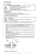 Preview for 22 page of Deprag 400373 B Operating Instruction Booklet