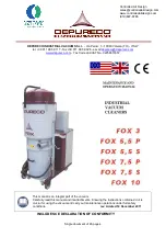 DEPURECO FOX 10 Maintenance And Operation Manual preview