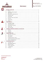 Preview for 2 page of DEPURECO mini AIR 2 V Use And Maintenance Manual