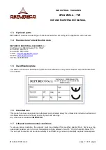 Preview for 7 page of DEPURECO MINI BULL Series Instruction And Maintenance Manual