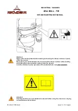 Preview for 14 page of DEPURECO MINI BULL Series Instruction And Maintenance Manual