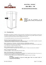 Preview for 15 page of DEPURECO MINI BULL Series Instruction And Maintenance Manual