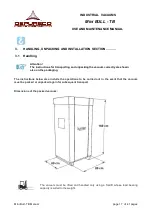 Preview for 17 page of DEPURECO MINI BULL Series Instruction And Maintenance Manual