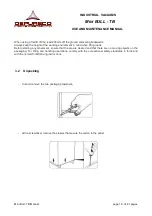 Preview for 18 page of DEPURECO MINI BULL Series Instruction And Maintenance Manual