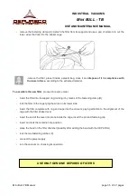 Preview for 35 page of DEPURECO MINI BULL Series Instruction And Maintenance Manual