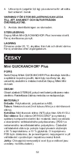 Предварительный просмотр 52 страницы DePuy Mitek Mini QUICKANCHOR Plus Manual