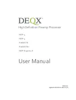 Deqx HDP-4 User Manual preview