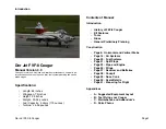 Предварительный просмотр 1 страницы Der Jet Model F9F-8 Cougar Manual