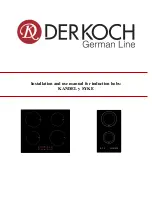 Der Koch KANDEL Installation And Use Manual preview