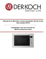 Der Koch ROTH Installation And Use Manual preview