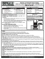 Preview for 1 page of Derale 16739 Installation Instructions