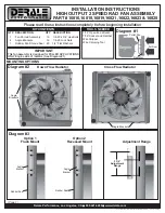 Предварительный просмотр 1 страницы Derale 16816 Installation Instructions