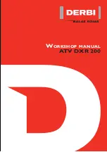 Preview for 1 page of Derbi ATV DXR 200 Workshop Manual