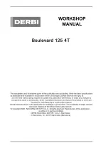 Preview for 2 page of Derbi boulevard 125 4t Workshop Manual