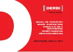 Preview for 1 page of Derbi MOTOR 50cc 6 Owner'S Manual