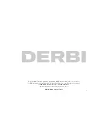 Derbi SENDA R DRD PRO 50 c.c. Owner'S Manual предпросмотр