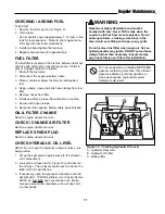 Предварительный просмотр 21 страницы Derby LC-9 Operator'S Manual