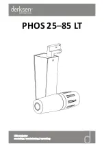 Предварительный просмотр 1 страницы Derksen PHOS 25 LT Manual