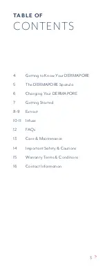 Preview for 3 page of Dermaflash DERMAPORE User Manual