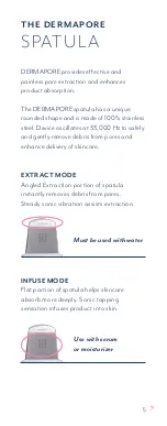 Preview for 5 page of Dermaflash DERMAPORE User Manual