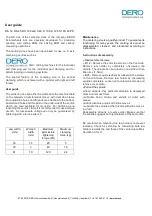 Preview for 2 page of DERO RS Series User Manual