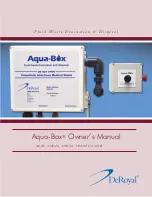 Предварительный просмотр 1 страницы DeRoyal Aqua-Box 1200-00 Owner'S Manual