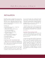 Preview for 9 page of DeRoyal Aqua-Box 1200-00 Owner'S Manual