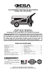 Предварительный просмотр 29 страницы Desa 125T Owner'S Manual